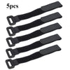 5pcs/lot Bicycle Handlebar Strap Holder Cycling Flashlight Tie Rope Bandages Universal Nylon Sticky Tie Fixed Items Bike Strap-WAYBIKER