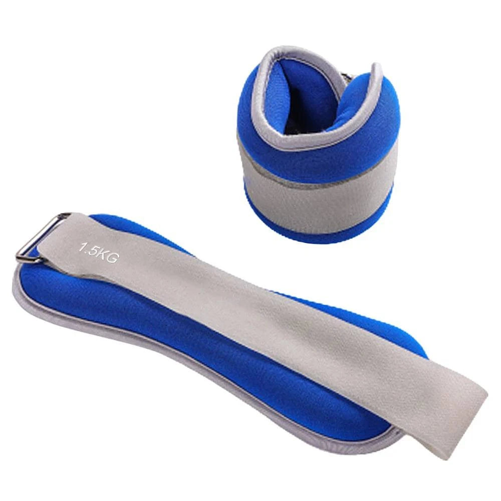 2PCS Wrist Ankle Weights Strap Neoprene Fitness Wrist Ankle Straps Weight Sandbag for Running Exercise 0.25/ 0.3/ 0.5/1/1.5kg-WAYBIKER