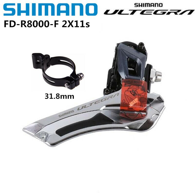 Shimano Ultegra R8000 Front Derailleur 2x11s Bike Bicycle Front Derailleur Braze On Clamp 31.8mm 34.9mm FD-R8000 Update From 680-WAYBIKER