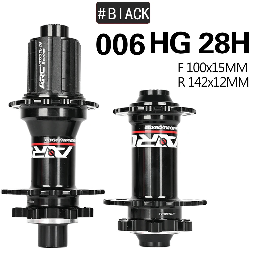 ARC MT006 Bicycle Hubs MTB Hub 32 28 36Holes Bike NBK Bearing Hub Aluminum Alloy Cube Mountain Bike Hub Bicycle Wheel Hub 8-12V