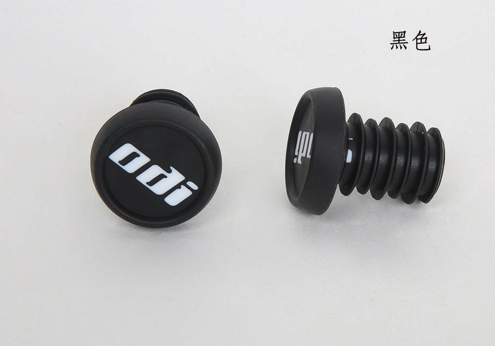 2 Pcs Odi Mountain Bicycle Parts Grip Anti-slip Firm Handlebar Caps Manopole Mtb Bike Bar Ends Plugs For Bmx Dh Fr Balance Car-WAYBIKER