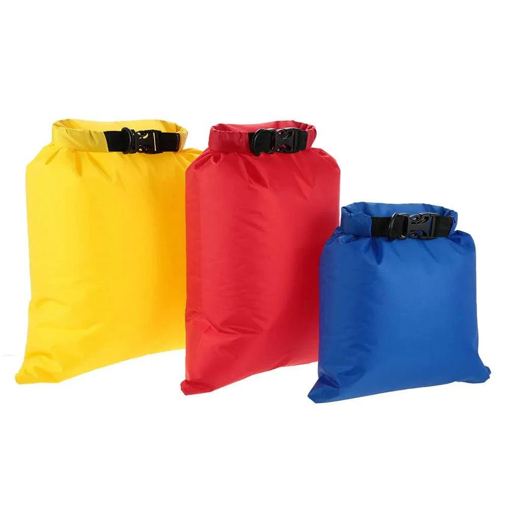 Lixada 3PCS Waterproof Dry Bag 3L+5L+8L Foldable Outdoor Bag Dry Sacks Pack For Camping Drifting Swimming Rafting Kayaking River-WAYBIKER