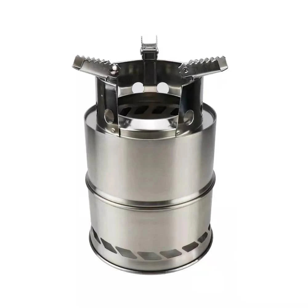 Outdoor Camping Equipment Windproof Wood Stoves Furnace Deconstructable Portable Picnic Stoves Cross Border Cooking Gas Burner-WAYBIKER