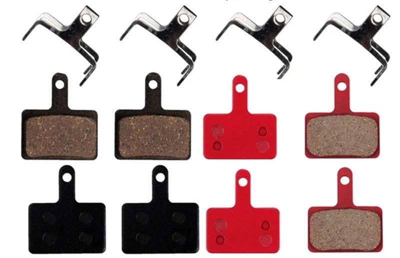 4 Pairs Resin/ceramic/Full metal Bicycle disc brake pads for Shimano M375M395M416M445 M446 M485 M486 M515 M525 Orion Auriga Pro-WAYBIKER