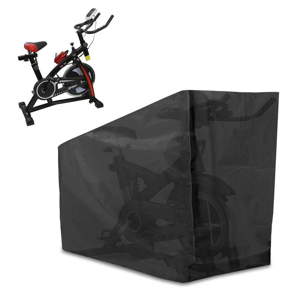 Exercise Bike Cover Static Bicycles Folding Protective Shield Dustproof Waterproof Spinning Bicycle Bike Covers for Home Cycling-WAYBIKER