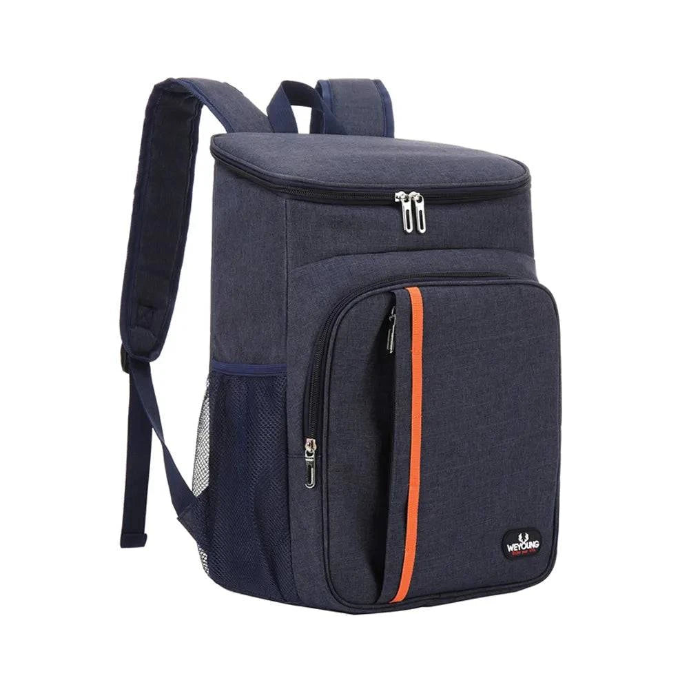 18L Large Capacity Leak Proof Lunch Backpack Thermal Large Picnic Cool and Warm Insulated Bag Outdoor Storage Shoulder Bag-WAYBIKER