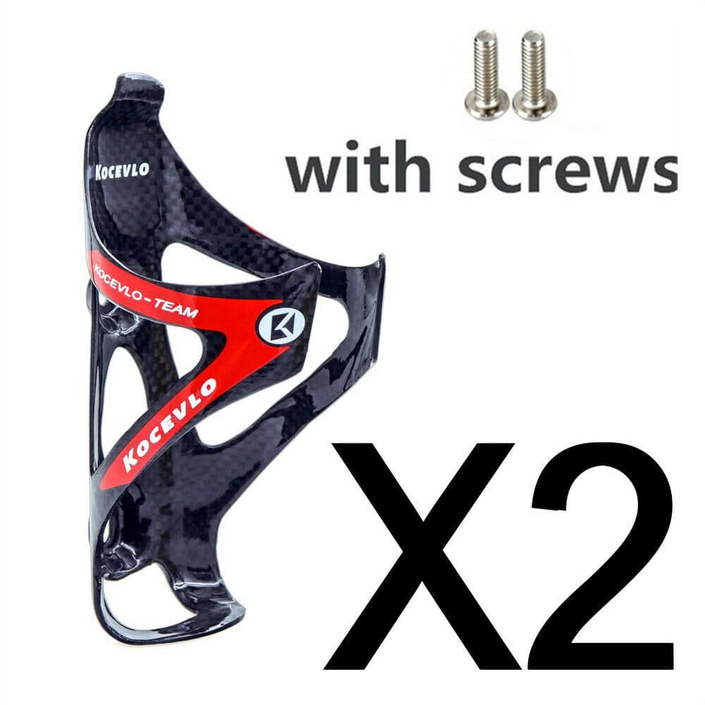 KOCEVLO Full Carbon Fiber Bicycle Ultralig Water Bottle Cage MTB Road Bike Bottle Holder Cycle Equipment-WAYBIKER