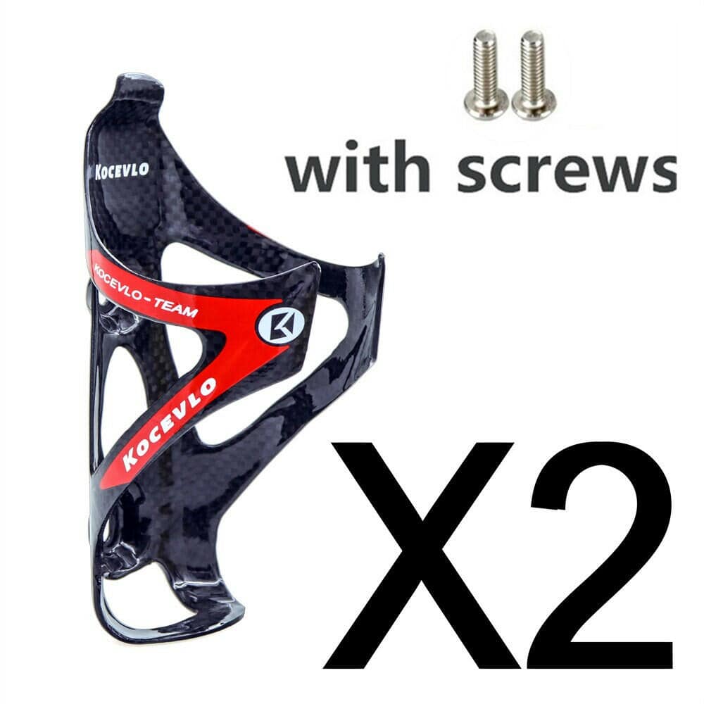 KOCEVLO Full Carbon Fiber Bicycle Ultralig Water Bottle Cage MTB Road Bike Bottle Holder Cycle Equipment