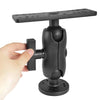 360° Swivel Fish Finder Mount Fish Finder Ball Mount Portable Kayak Fishfinders Holder Base Fish Finder Kayak Accessory 2021 New-WAYBIKER
