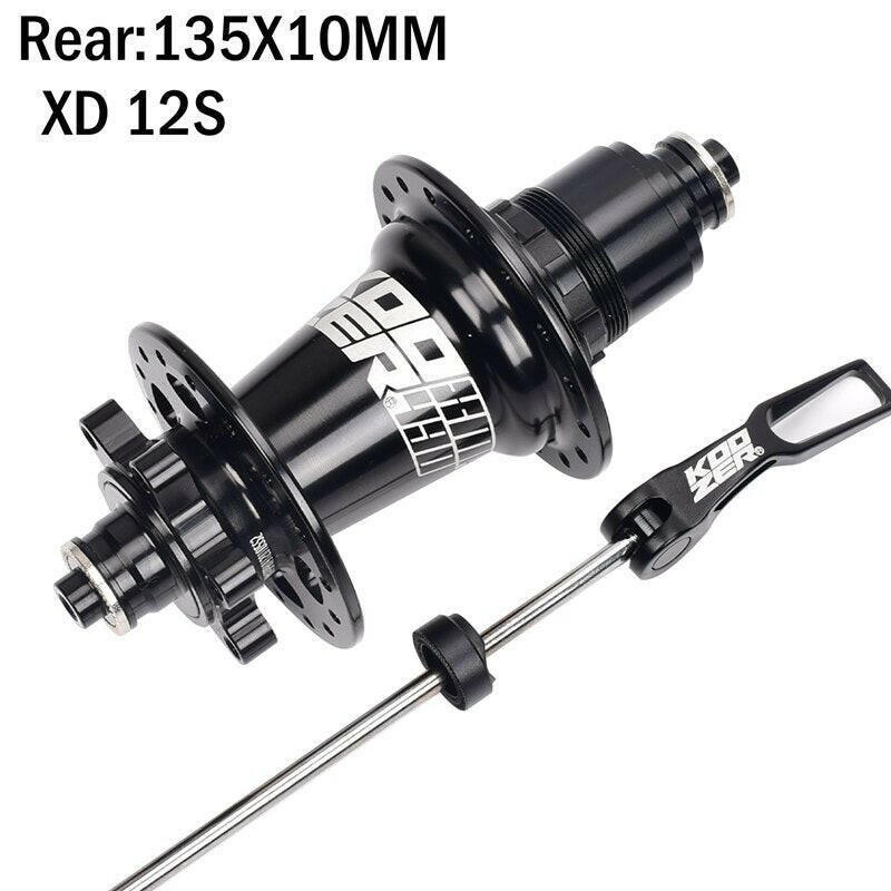 KOOZER Bicycle Hubs XM490 PRO 32 Hole Rear hub For Sram XX1 GX XD 12 Speed Disk Brake Mtb Bicycle Hub Parts 135x10MM 142x12MM-WAYBIKER