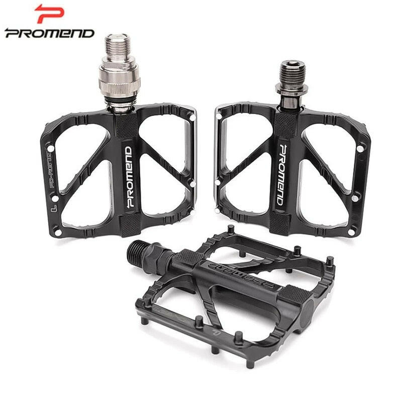 Promend Bike Flat pedals MTB Road Bicycle 3 bearing peilin Pedals quick disassembly Anti-slip Ultralight Pedals Bike Accessories-WAYBIKER