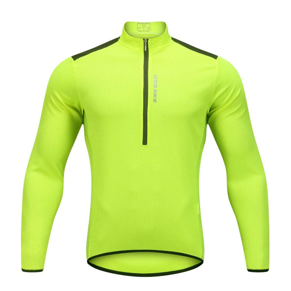 WOSAWE Autumn Cycling Jersey Reflective Windproof Bike Long Sleeve Jersey Road Bike MTB Vest WindCoat Windbreaker Riding Clothes-WAYBIKER