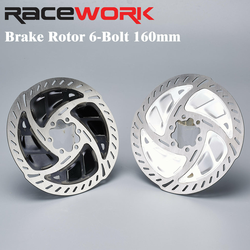 RACEWORK MTB Disc Brake Rotor High Quality Mountain Road Bicycle Disc Brake 140/160mm 6 Bolts Heat Dissipation Bike Rotor