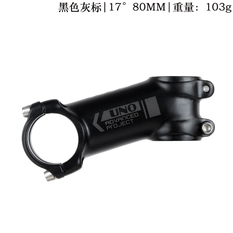 UNO Ultralight 7/17 Degrees Bike Stems MTB Mountain Road Bicycle Stem 31.8* 60 -130mm