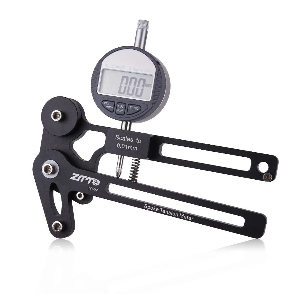ZTTO Bicycle Tension Meter Electronic Precision Spokes Checker Bike Wheel Builders Tool Tensioner Reliable Accurate Stable TC-02