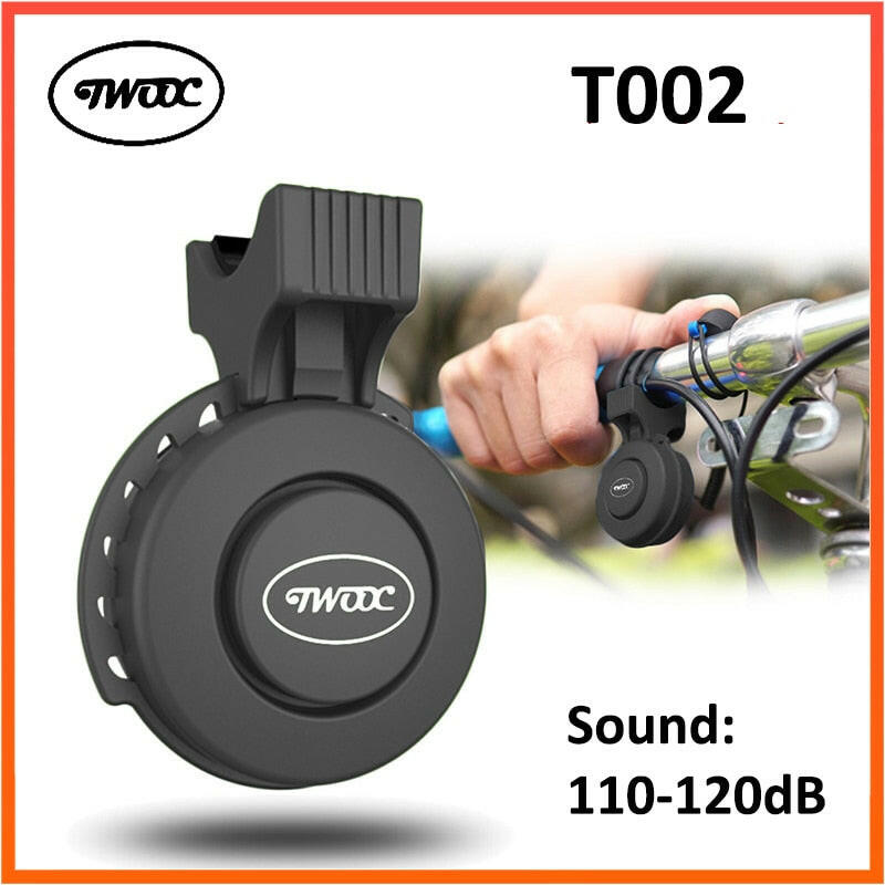 TWOOC Bell Sound Rechargeable Horn Waterproof Electric Ring 110-120db Alarm Bell For Xiaomi Scooter M365 Scooter Electronic