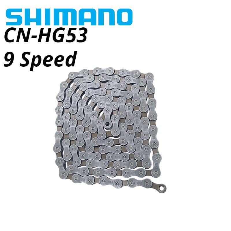 Shimano Alivio HG53 9 Speed Chains CN-HG53 Super Narrow HG Bicycle Bike Chain 9-speed 9S 112 Links 112L-WAYBIKER