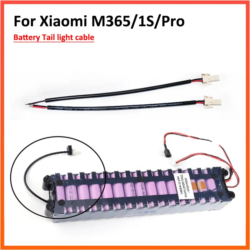 Battery Tail light cable for Xiaomi M365 Electric Scooter 1S Pro 2 lightweight Circuit board LED tail light cable-WAYBIKER