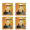 4 Pair ZOOM B01S Brake pads Resin  Disc Brake Pads for MTB MT200/M315 / M355 / M395 / M446 / M575  / M486 / M485 / M445-WAYBIKER