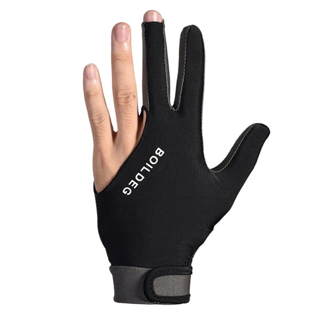 Billiard Glove Anti-skid Breathable Cue Sport Glove 3 Finger Super Elastic Sports Glove Fits on Left or Right Hand-WAYBIKER