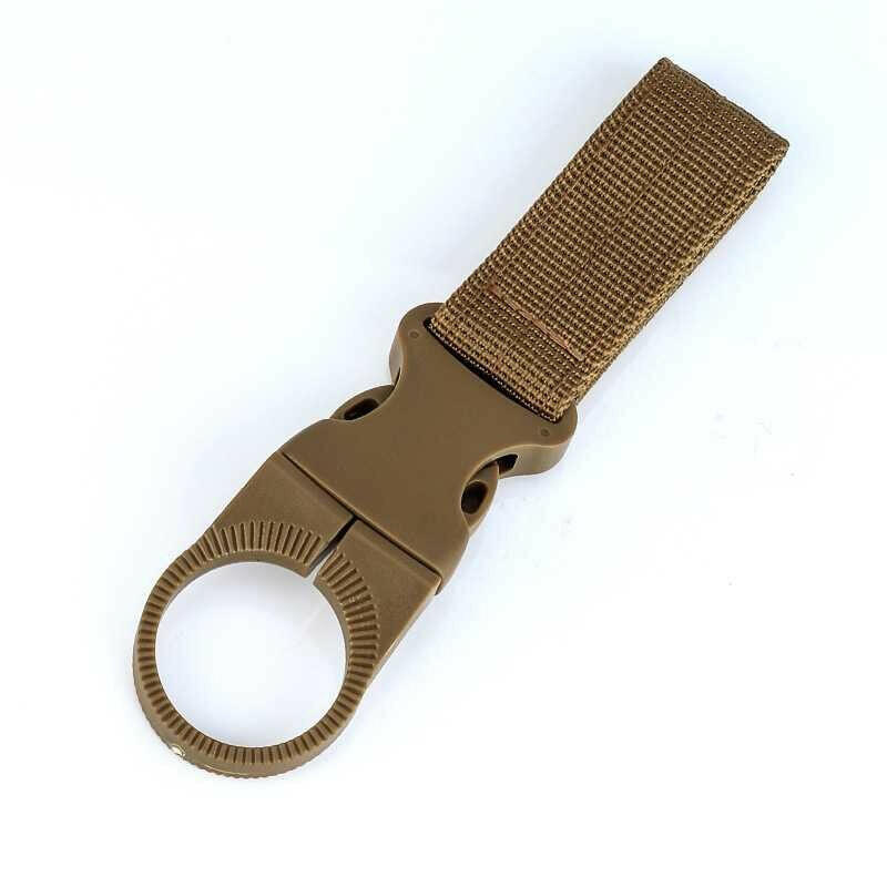Carabiner Outdoor Hike Water Bottle Buckle Holder Cycling Water Bottle Holder Hook Backpack Hanger Hook Camp Clip Hang Clasp-WAYBIKER