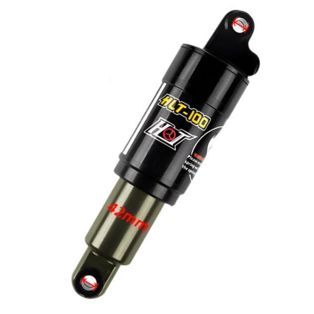 HTL-100 mountain bike rear shocks / 125/150/165 / 185mm 850/1000 lbs aluminum alloy spring Shock for e-bike snowmobile-WAYBIKER