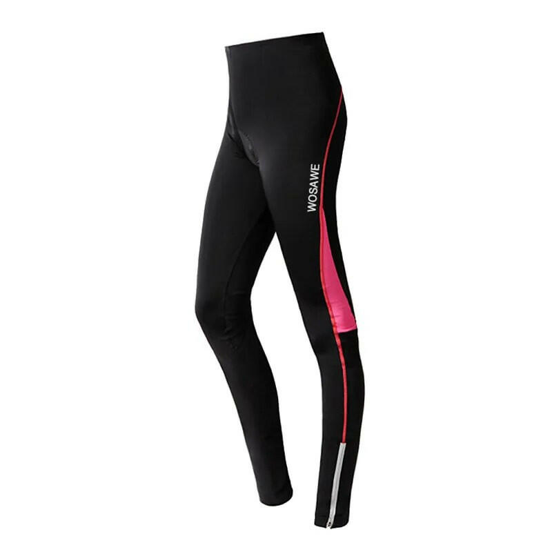 WOSAWE Women's Cycling Tights Spandex Bike Pants Bottoms Breathable Mountain Bicycle MTB Road Bike Cycling Pant-WAYBIKER