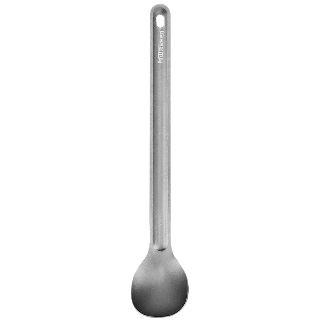 Titanium Long Handle Spoon Titanium Spork Cutlery Camping Spoon Outdoor Spork for Outdoor Camping Backpacking Picnic-WAYBIKER