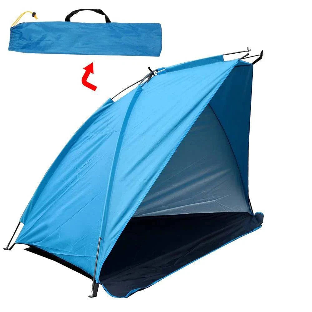 Outdoor Beach Tent Sunshine Shelter 2 Person 170T Polyester Sunshade Camping Tent for Fishing Hiking Picnic Park-WAYBIKER