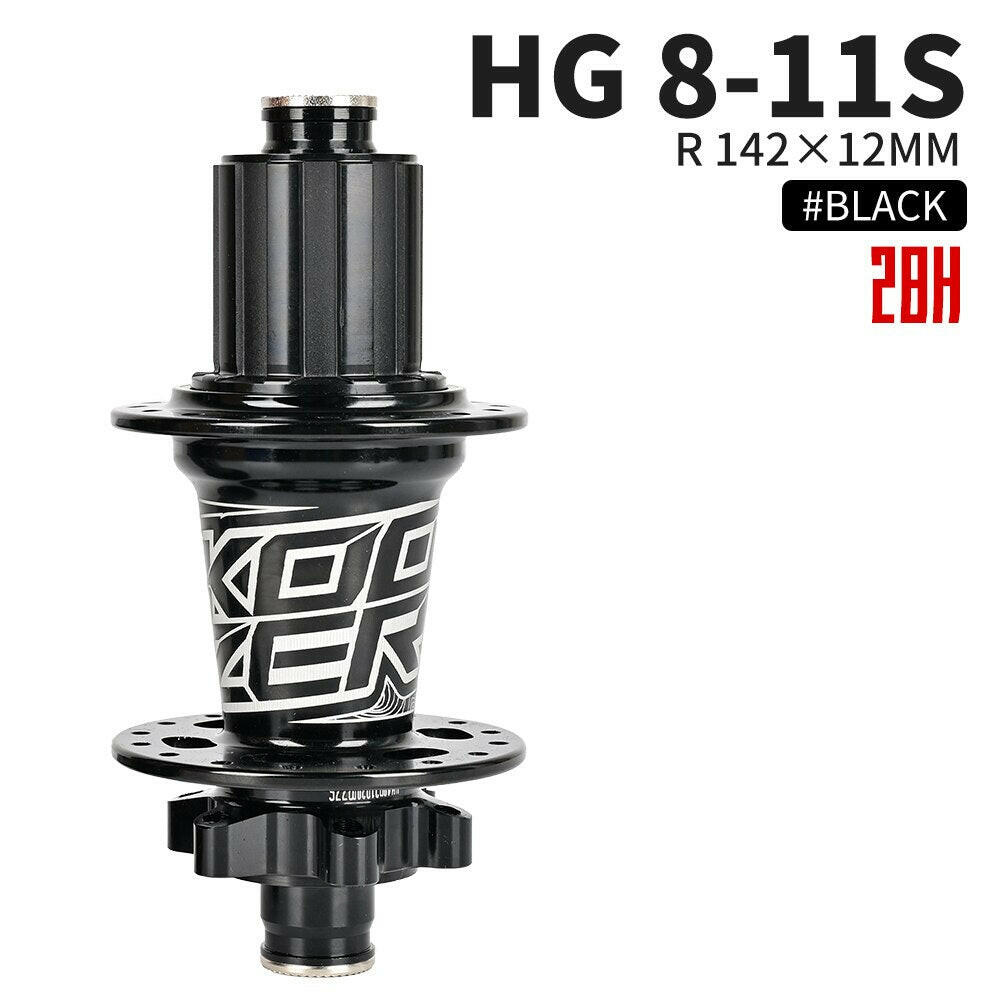 Bicycle Hub KOOZER XM490 Sealed Bearings Hub 6 Pawl 72T Noise Hub For HG 8 9 10 11 12 Speed For Sram NX SX 12S 28/32/36Hole-WAYBIKER