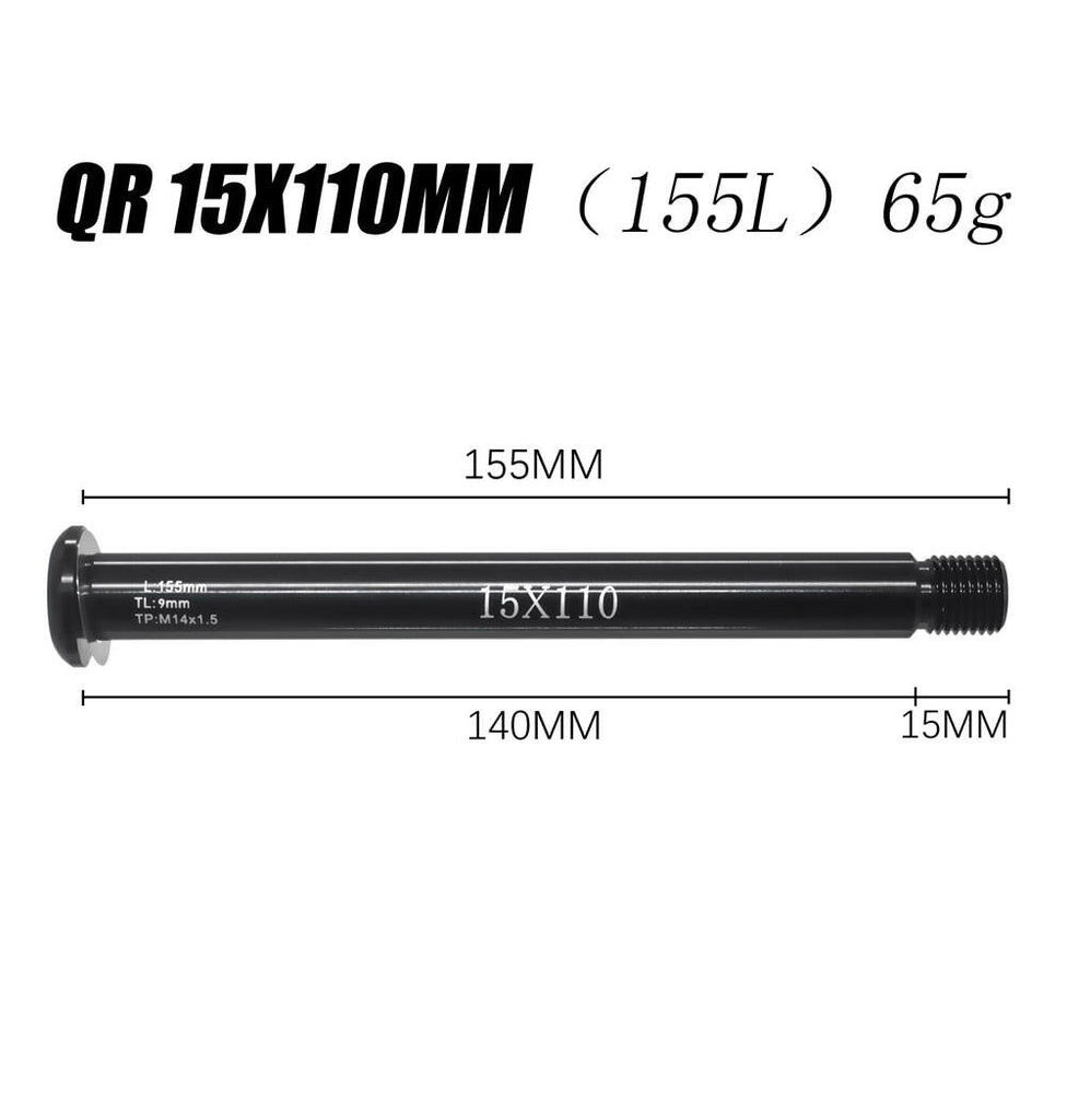 MTB fork QR15x100 QR15X110MM Thru Axle Lever Accessories for FOX SC 32 34 36 Series front 50g