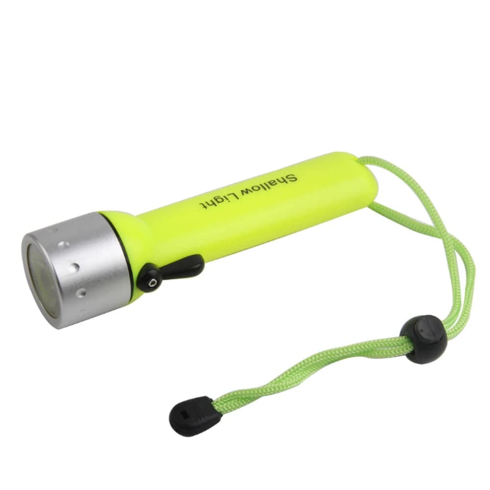 Diving Flashlight Super Bright 2000LM Q5 Waterproof Underwater Flash Deep Diving Snorkeling LED Diving Light Equipment-WAYBIKER