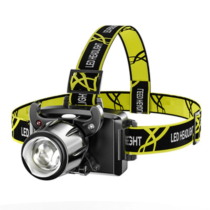 USB Rechargeable T6 Powerful Waterproof Headlight  LED Headlamp Fishing Hunting Camping Head Lamp Flashlight By 18650 Battery-WAYBIKER