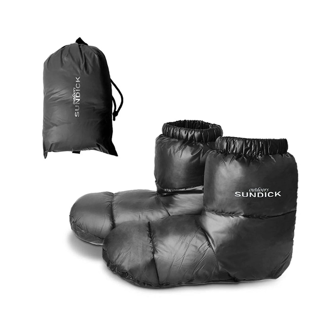 Outdoors Camping Slippers Warm Socks for Sleeping Bag Indoors Warm Boots Men Women Winter Duck Down Booties Slipper Boots Hot-WAYBIKER
