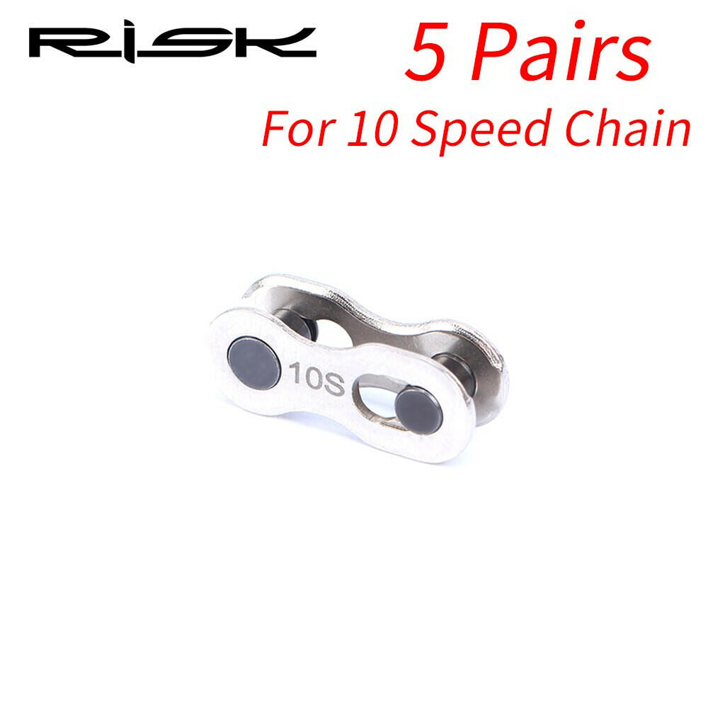 5 Pair Bike Chain Quick Link Mountain Bicycle Bike Chain Missing Quick Connector Connecting Master Link for 6 7 8 9 10 11 Speed-WAYBIKER