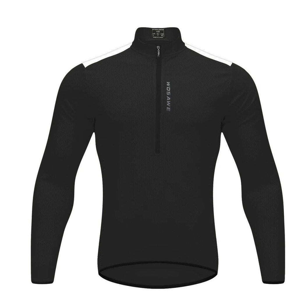 WOSAWE Autumn Cycling Jersey Reflective Windproof Bike Long Sleeve Jersey Road Bike MTB Vest WindCoat Windbreaker Riding Clothes-WAYBIKER