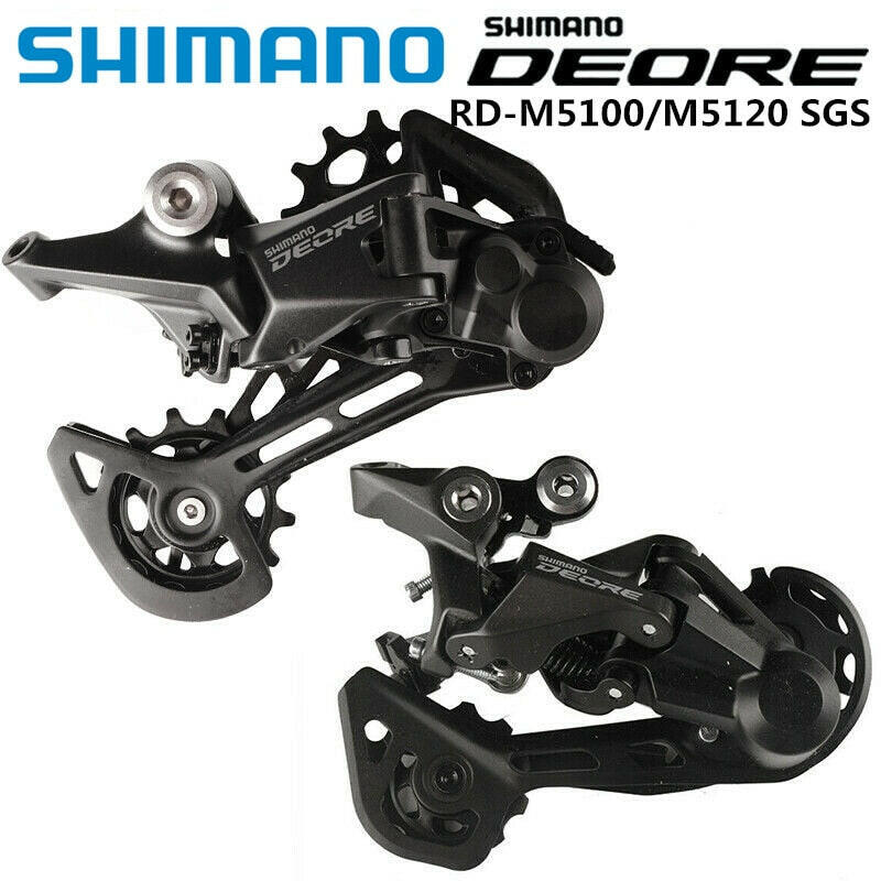 Shimano Deore M5100 M5120 SGS Rear Derailleur 11V Shadow Long Cage 11 Speed Mountain Bike Bicycle Derailleur Original Bike Parts-WAYBIKER