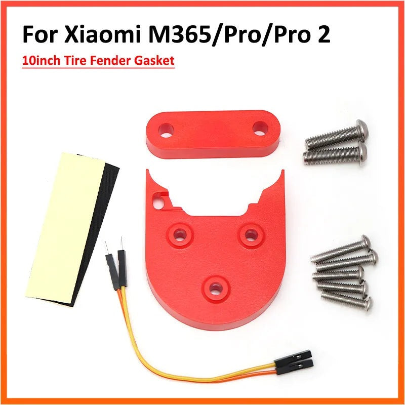 10inch Tire Tyre Modification Tool Kit for M365 PRO 1S Electric Scooter Rear Wheel Mudguard Spacer Kickstand Foot Support-WAYBIKER