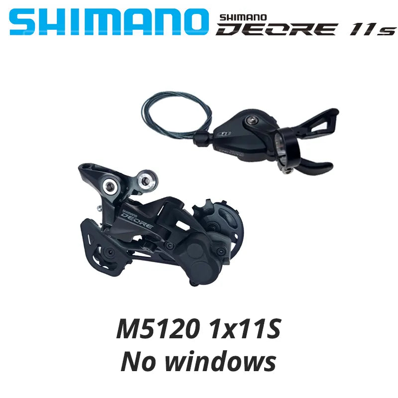 SHIMANO DEORE M5100 11Speed Derailleur SHADOW RD-M5100 SGS 1x11S SL-M5100-R RD-M5120 11 Speed Mountain Bike 11V MTB Bicycle Part-WAYBIKER