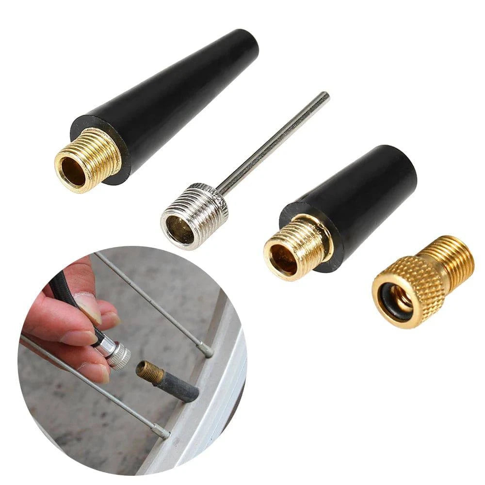 Lixada 4PCS Sport Ball Needle Nozzle Adapter Inflatable Air Valve Ball Pump Needle For Football Basketball Soccer Bike Tire-WAYBIKER
