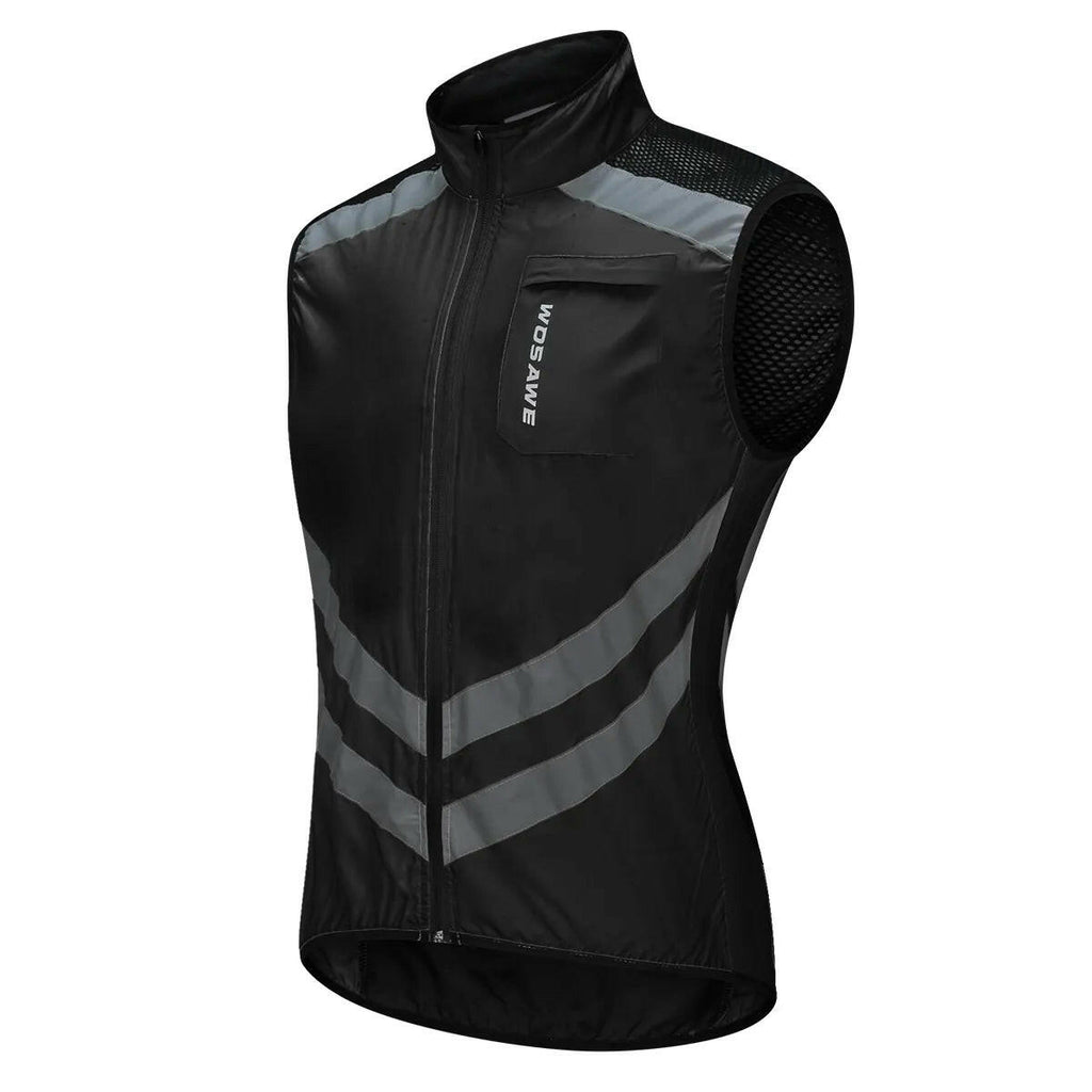 WOSAWE Men's Cycling Jacket High Visibility MultiFunction Jersey Road MTB Bike Bicycle Windbreaker Windproof Quick Dry Jacket-WAYBIKER