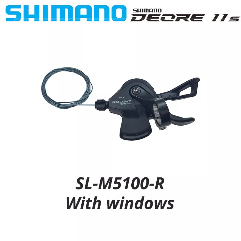 SHIMANO DEORE M5100 11Speed Derailleur SHADOW RD-M5100 SGS 1x11S SL-M5100-R RD-M5120 11 Speed Mountain Bike 11V MTB Bicycle Part-WAYBIKER