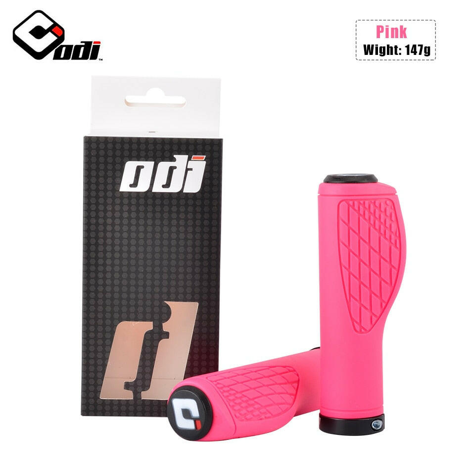 Odi Bicycle Handlebar Grips Silicone 22.2mm Anti-slip Mountain Bike Handle with Lock Ring fit for Brompton MTB BMX Folding Bike-WAYBIKER