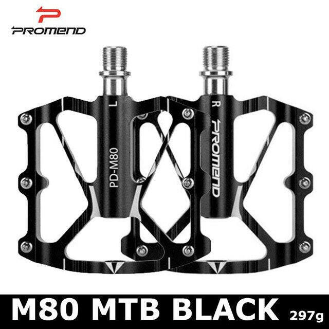 Promend MTB bike pedal CNC ultra-light aluminum non-slip 12 pins 3 bearing Big feet pedals Pedale Vtt Mountain Bike Accessories-WAYBIKER