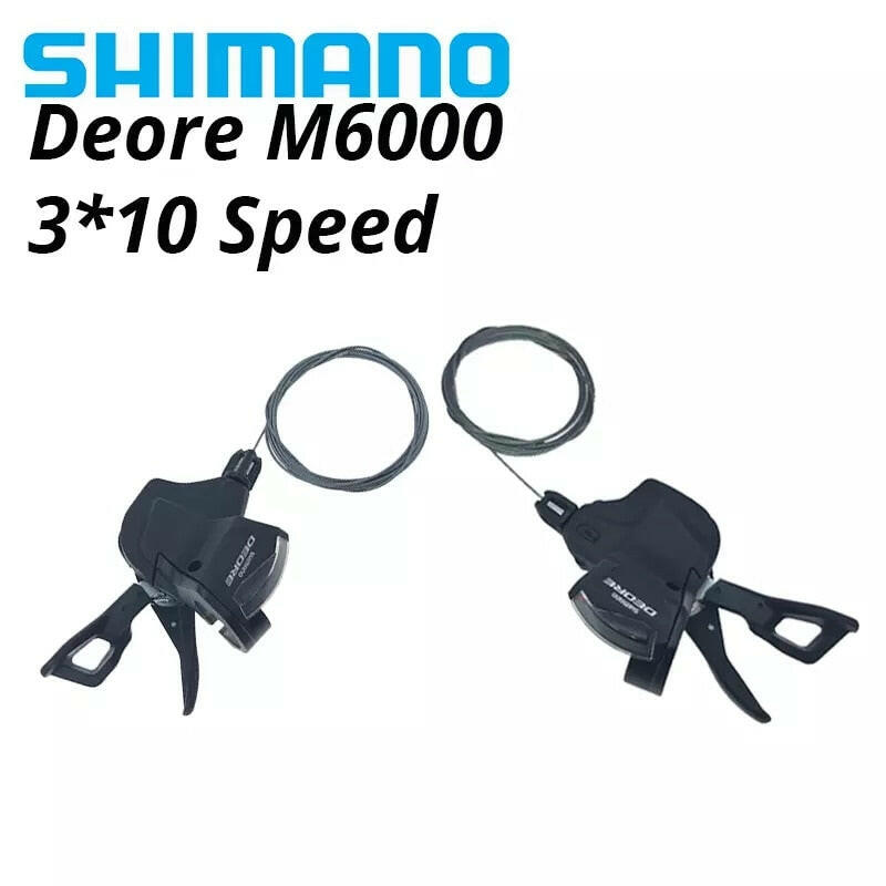 Shimano Deore M6000 10 Speed Bike Shifters Lever SL-M6000 10s 10 S 10v MTB Mountain Bicycle Shift Set Trail Rapidfire New M615-WAYBIKER