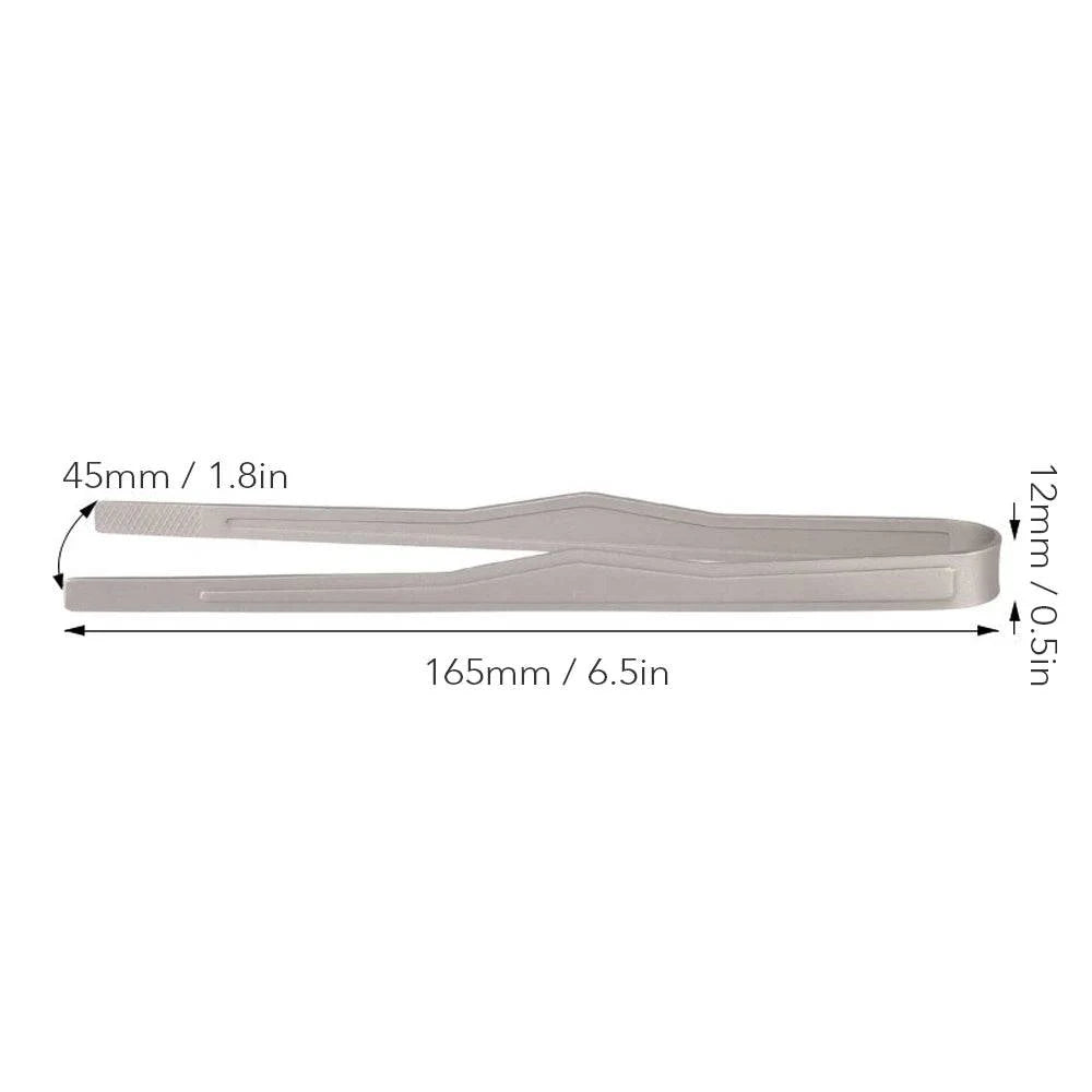 Titanium Tongs Camping BBQ Grill Clip Teacup Tweezer Lightweight Fried Steak Salad Cooking Handy Utensil For Outdoor Picnic-WAYBIKER