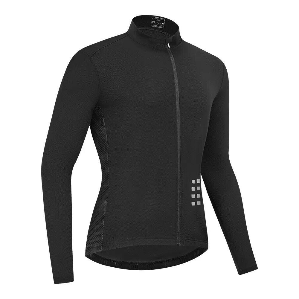 WOSAWE Autumn Cycling Jersey Reflective Windproof Bike Long Sleeve Jersey Road Bike MTB Vest WindCoat Windbreaker Riding Clothes-WAYBIKER