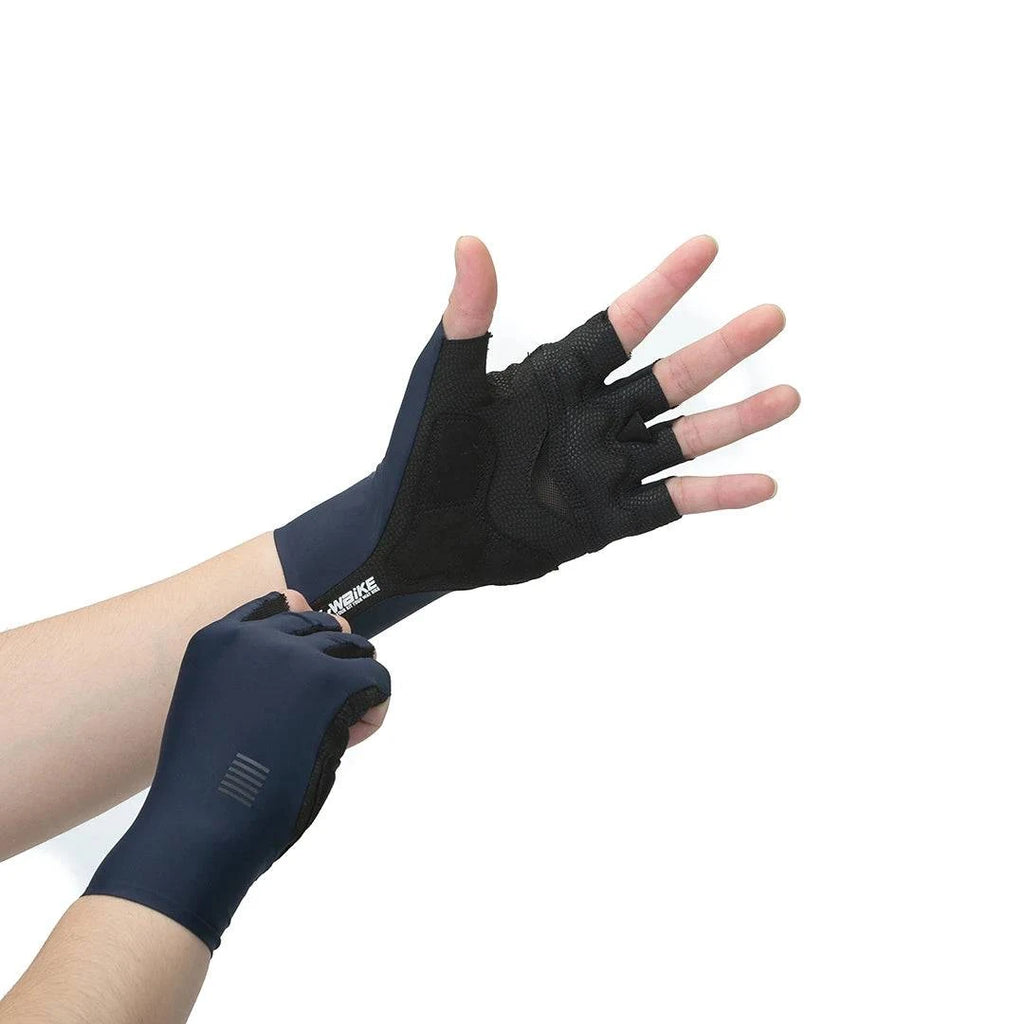 YKYWBIKE Cycling Gloves  MTB Bike Gloves Sports Half Finger Bicycle Goves Men Women Breathable Shockproof Gloves-WAYBIKER