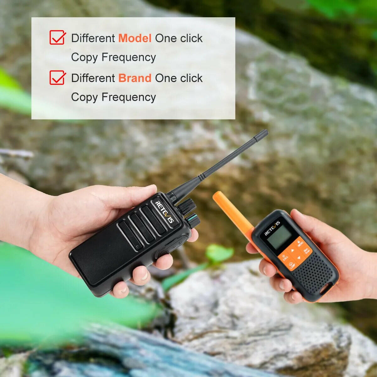 4 Pieces Walkie Talkie Retevis Walkie-talkies PMR 446 RB629 RB29 Long