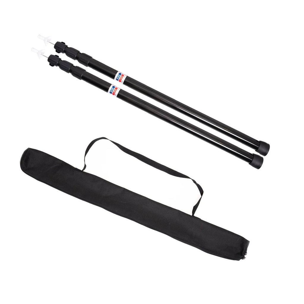 Thicken Aluminum Alloy Tent Pole Adjustable Tent Support Rod Beach Shelter Tarp Awning Pole Camping Accessories for Camping Tent-WAYBIKER
